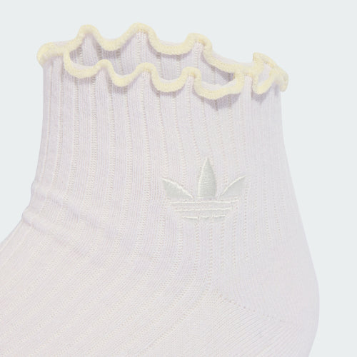 ADIDAS ADIDAS Ruffle Quarter Socks