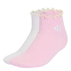 ADIDAS ADIDAS Ruffle Quarter Socks