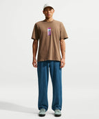 NIKE NIKE T-Shirt M - Mosswood Brown