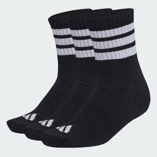 ADIDAS ADIDAS Cushioned Sportswear Mid Cut Socks Size