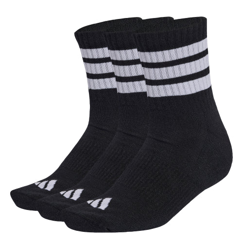 ADIDAS ADIDAS Cushioned Sportswear Mid Cut Socks Size