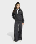 ADIDAS ADIDAS Pinstripe Firebird Loose Track Top - Black:White:Gray