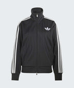 ADIDAS ADIDAS Pinstripe Firebird Loose Track Top - Black:White:Gray