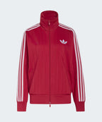 ADIDAS ADIDAS Pinstripe Firebird Loose Track Top - Red:White:Red