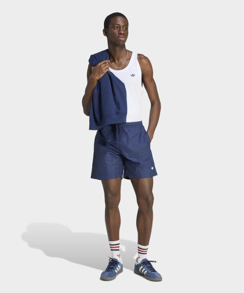ADIDAS ADIDAS Trefoil Essential Woven Short Pants - Night Indigo