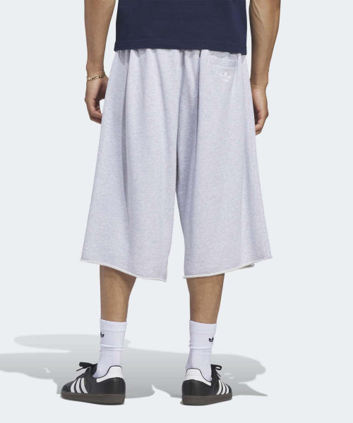 ADIDAS ADIDAS Sweatshirt Graphic Sweatshorts - Light Gray