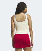 ADIDAS ADIDAS Graphic Rib Tank Top - Warm Vanilla