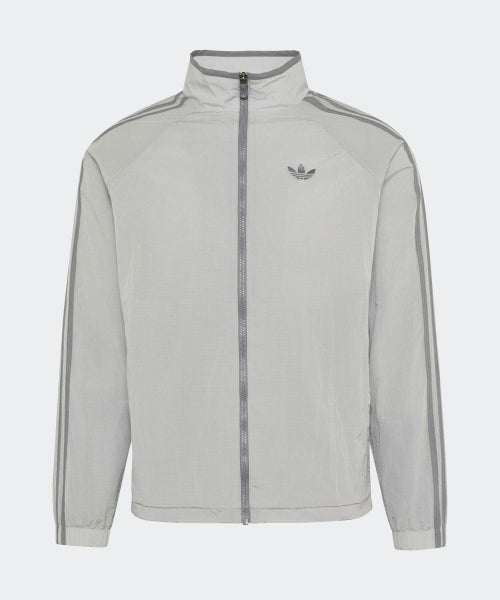 ADIDAS ADIDAS 3-Stripe Wind Track Top - Gray