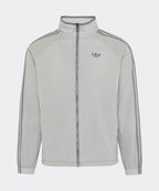 ADIDAS ADIDAS 3-Stripe Wind Track Top - Gray