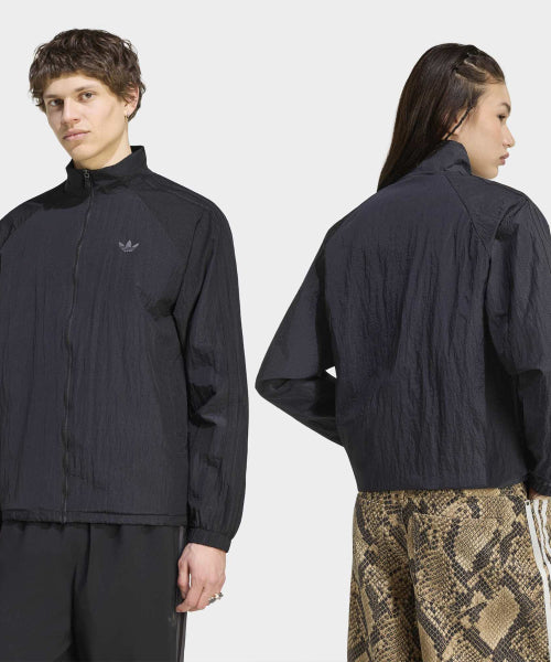 ADIDAS ADIDAS 3-Stripe Wind Track Top - Black