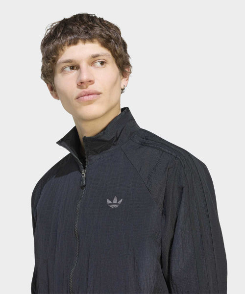ADIDAS ADIDAS 3-Stripe Wind Track Top - Black