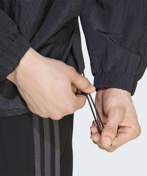 ADIDAS ADIDAS 3-Stripe Wind Track Top - Black