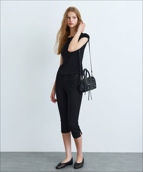 MIXXO MIXXO Zipper Stud Mini Tote Bag