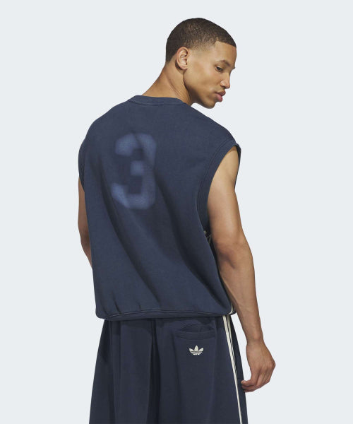 ADIDAS ADIDAS Trefoil Vest - Night Indigo