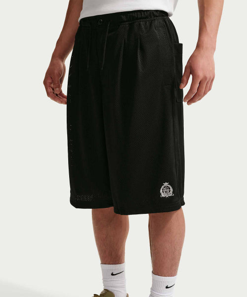 NIKE NIKE Sportswear Club Mesh Shorts M - Black: Light Orewood Brown