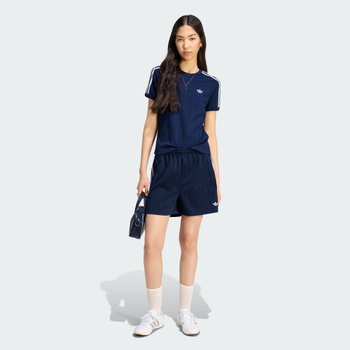 ADIDAS ADIDAS Pinstripe Short Sleeve Slim Tee