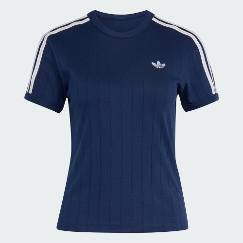 ADIDAS ADIDAS Pinstripe Short Sleeve Slim Tee