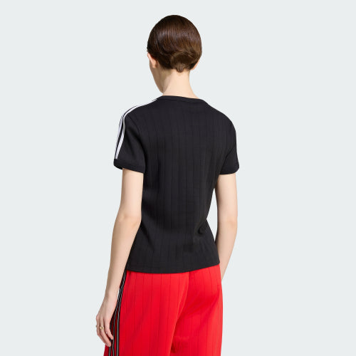 ADIDAS ADIDAS Pinstripe Short Sleeve Slim Tee Women