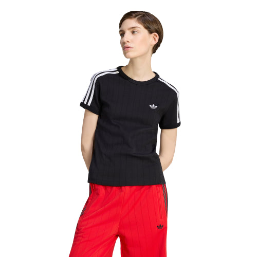 ADIDAS ADIDAS Pinstripe Short Sleeve Slim Tee Women