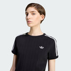 ADIDAS ADIDAS Pinstripe Short Sleeve Slim Tee Women