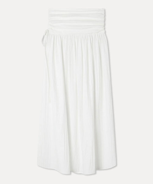 MIXXO MIXXO Shirring Banding Long Skirt C