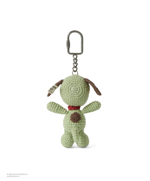 THISISNEVERTHAT THISISNEVERTHAT TNT PEANUTS Crochet Plush Keychain Green