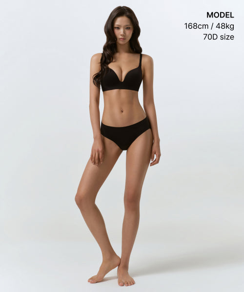 MUSINSA STANDARD WOMAN MUSINSA STANDARD WOMAN Women's Wireless Bra Black