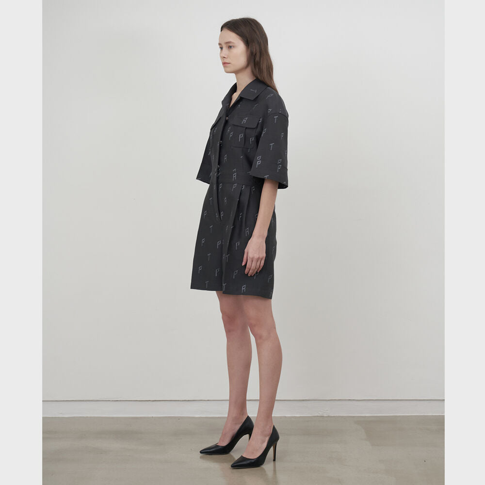 Repwcet RPT EMBROIDERY HUNTER JUMP SUIT (DARK GREY)