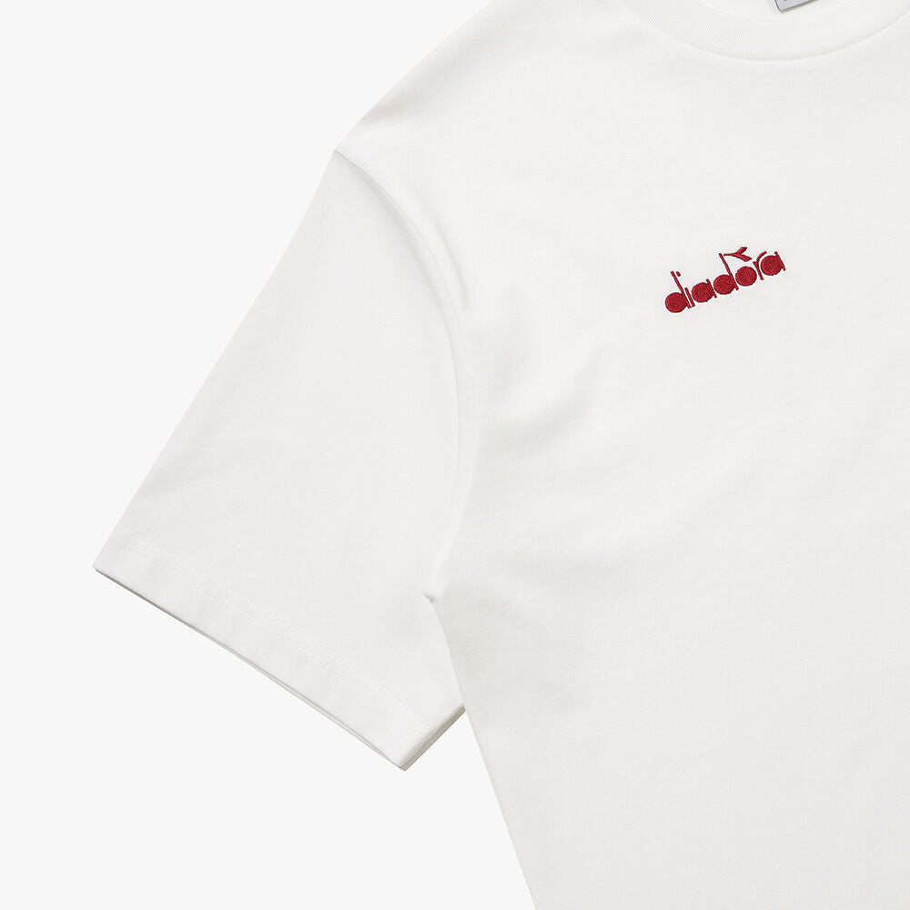 diadora Heart logo short sleeve t-shirt IVORY