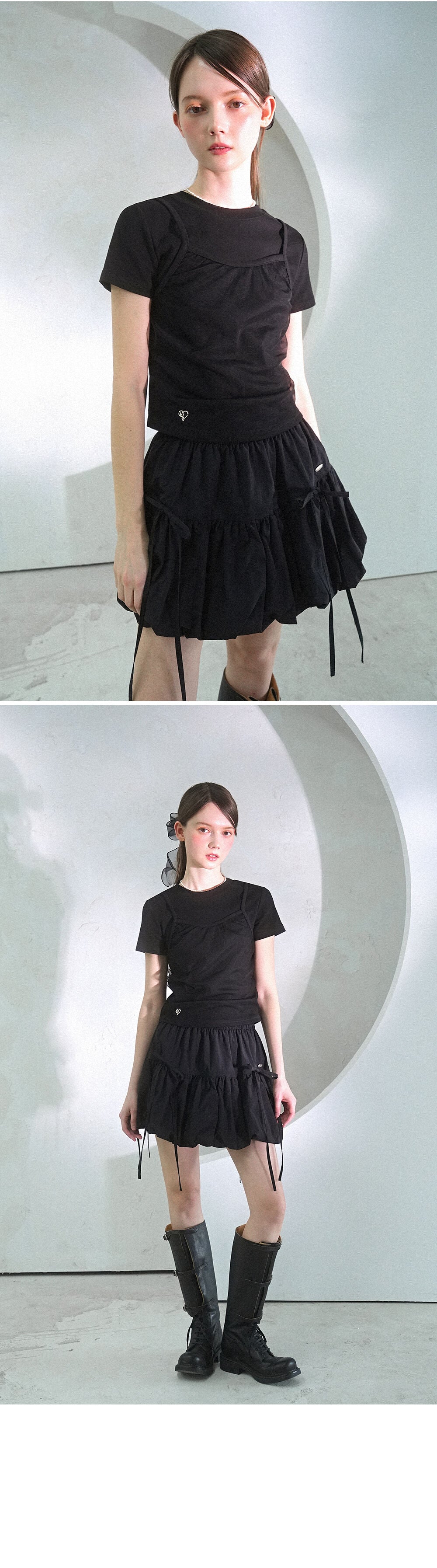 VIVACIOUS Tinker Bell Short Sleeve CHARCOAL