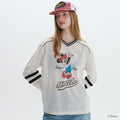 CLOVE [26SM clove] Mickey_Mesh T-Shirt (Light Beige)