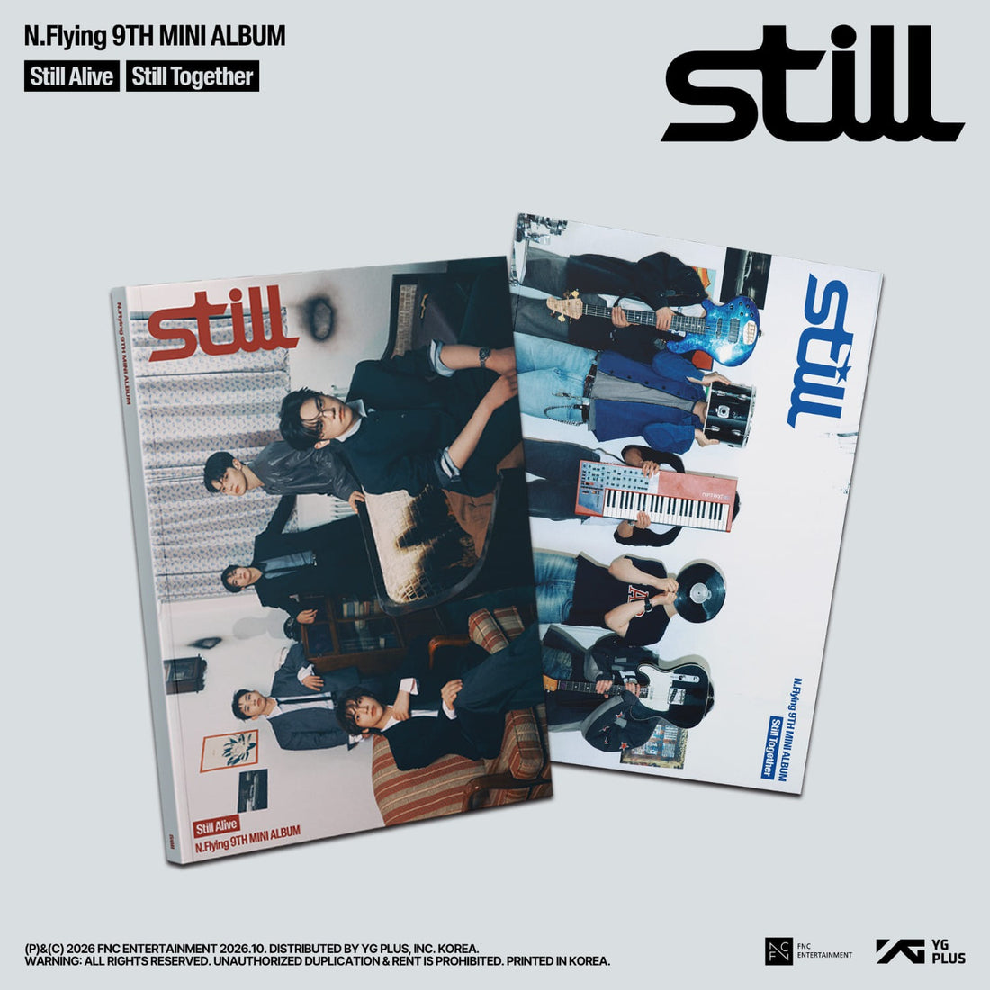 N.Flying - 9th Mini Album [Still] (Photobook Ver.) (Still Alive Ver. / Still Together Ver.) (2 Types Set)