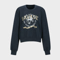 YCH THE ANGEL PRINTING SWEATSHIRT NAVY (W24TS11112NV)