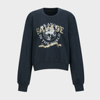 YCH THE ANGEL PRINTING SWEATSHIRT NAVY (W24TS11112NV)