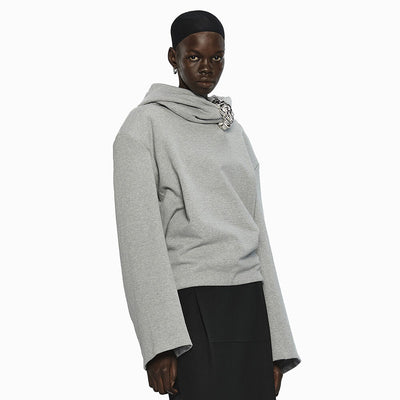 LONG SLEEVE HIGH NECK TOP GREY (W24TS11011GY)