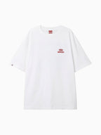 MENASOO Wave Hearttrack Graphic T Shirt_White