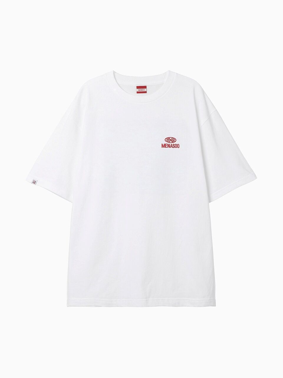 MENASOO Wave Hearttrack Graphic T Shirt_White
