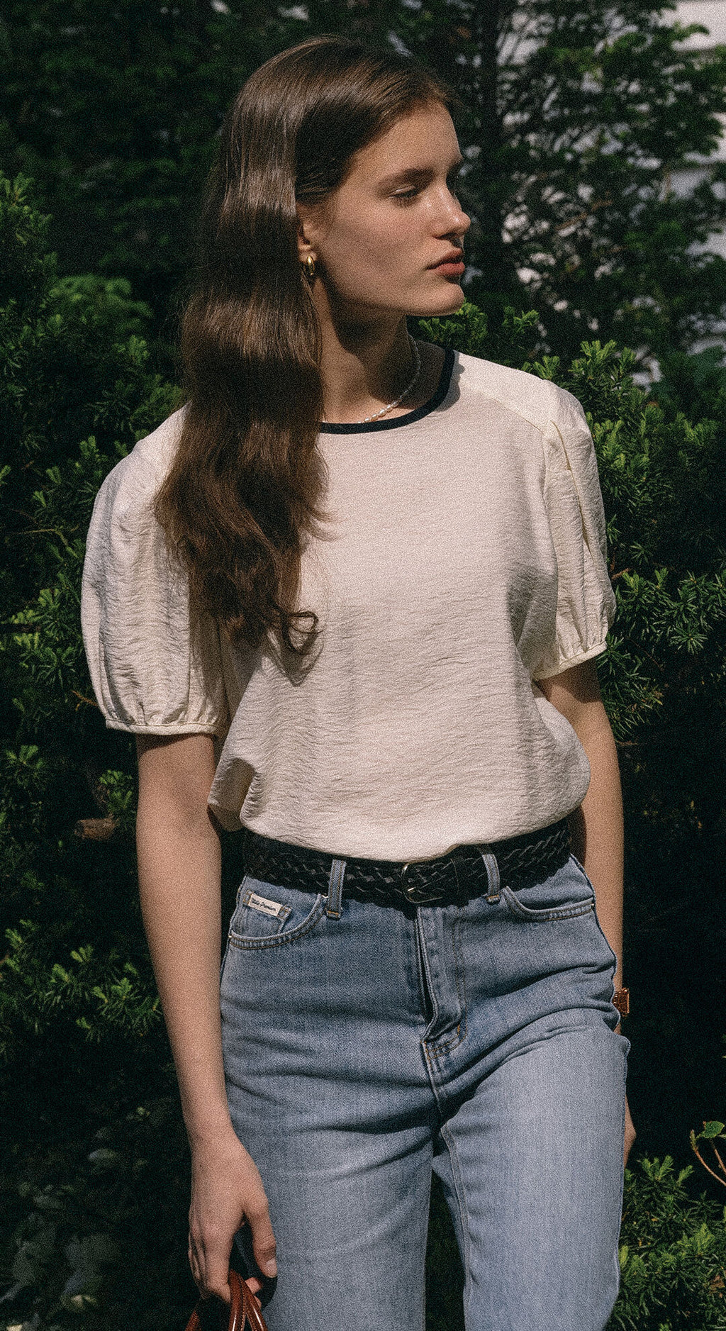 TILLIDIE Witty Back ribbon blouse_Yellow