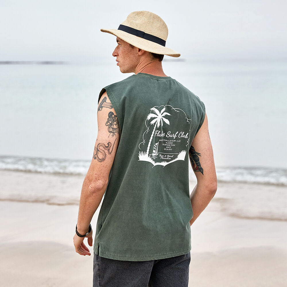 FLUKE Fluke Surf Club Pigment Sleeveless FSL104 / 4color