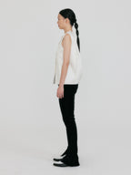 EENK ZIVE Crewneck Waistcoat - Ivory