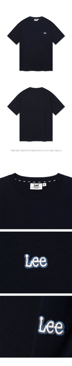 Lee Small Twitch Logo T-Shirt Navy