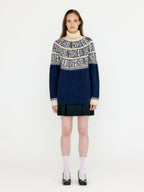 EENK EENK Knitwear Pullover - Navy/Beige