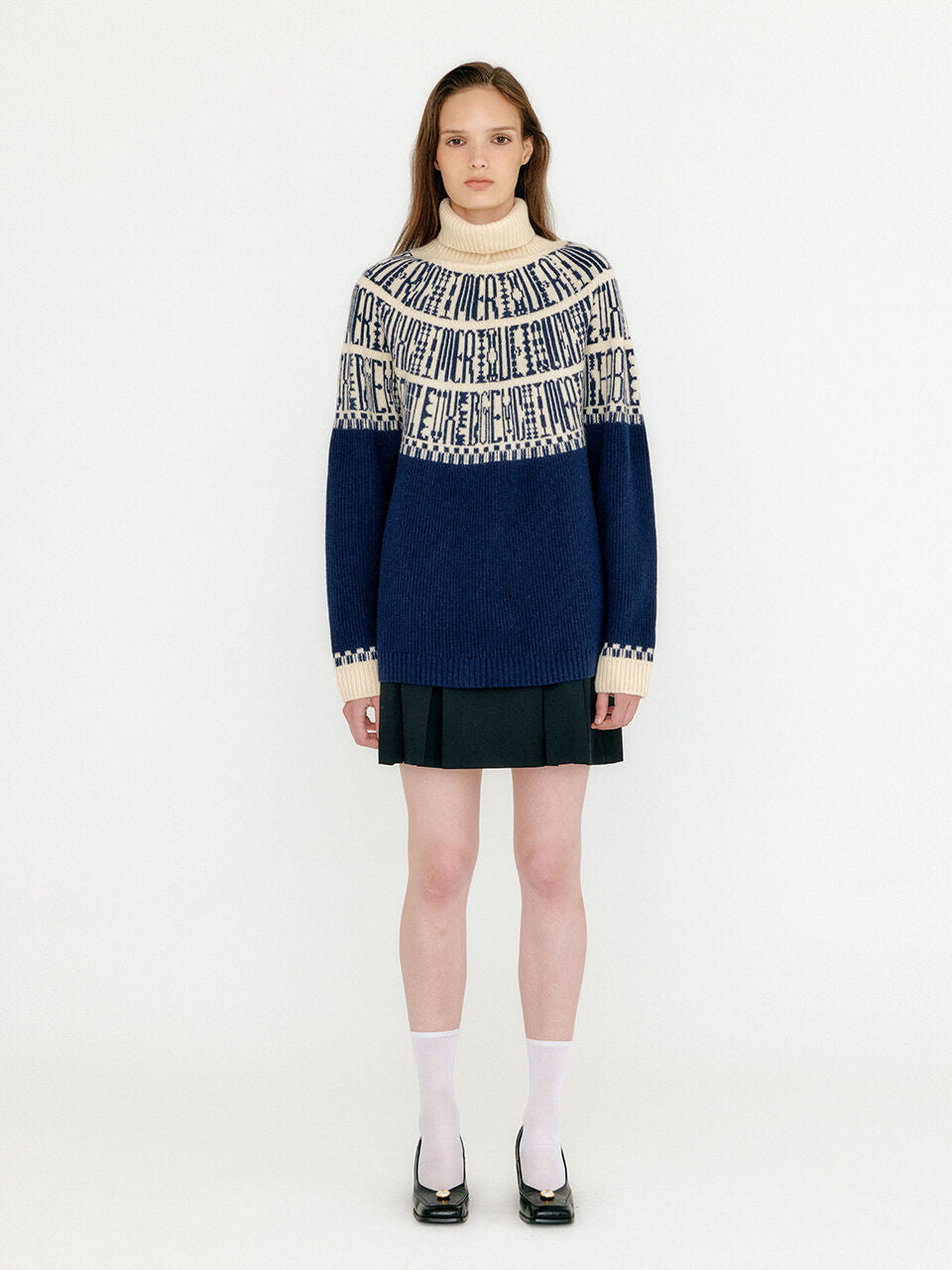 EENK EENK Knitwear Pullover - Navy/Beige