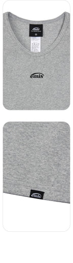 EMIS TWO PACK SLEEVELESS-WHITE/GRAY
