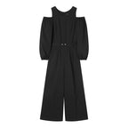 DEWL DEWL Jumpsuit Cut-out Volume Sleeve