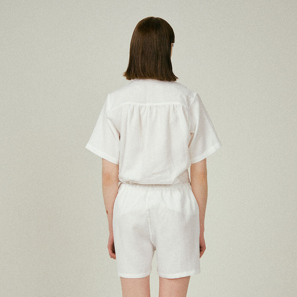 MONOPISPA MONOPISPA Readymade Trunk Linen White
