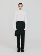EENK ZEDIA Scarf Layered Pants - Black