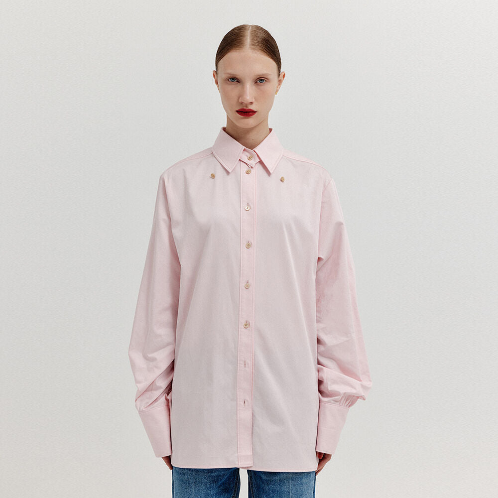 EENK EENK XOVER Oversized Shirt - Pink