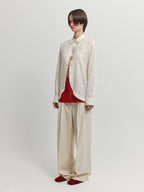 EENK EENK XEBLE Two-Tuck Pants - Ivory