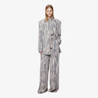 YCH HIGH-WAISTED TROUSERS SEPIA (F24PT4023SP)